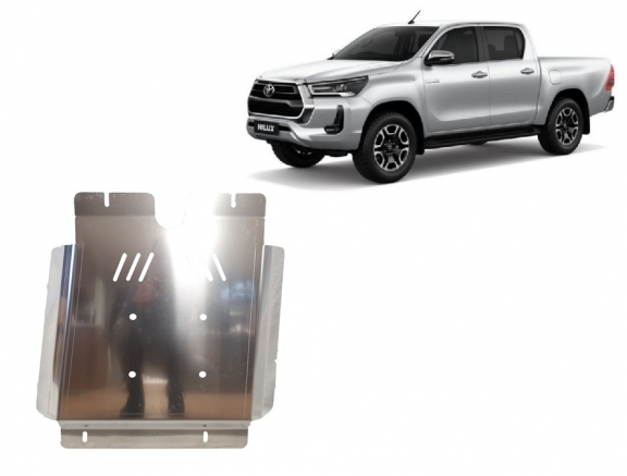 Cache de protection aluminium de la boîte de vitesse Toyota Hilux Invincible