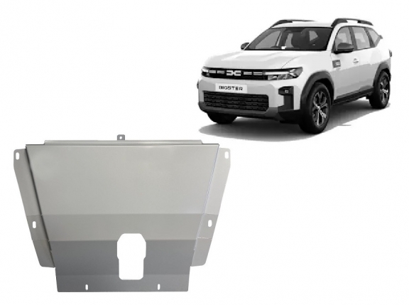 Cache sous moteur et de la boîte de vitesse Dacia Bigster Aluminium - 4x4 + 4x2  