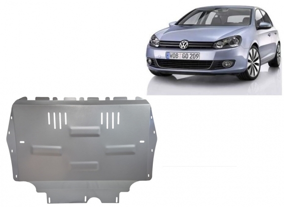 Cache sous moteur et de la boîte de vitesse en aluminium VW Golf 6