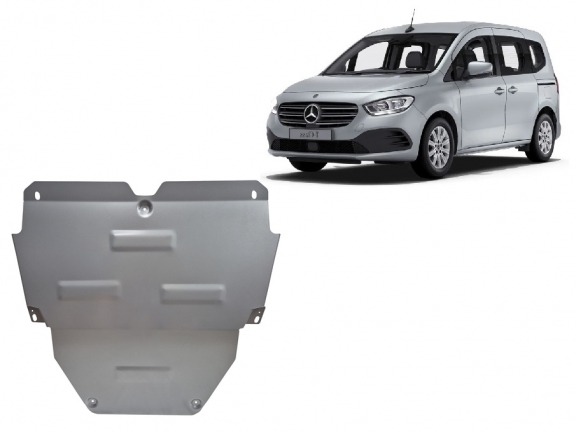 Cache sous moteur et de la boîte de vitesse en aluminium Mercedes T-Class