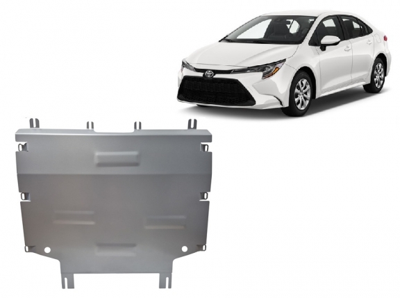 Cache sous moteur et de la boîte de vitesse Toyota Corolla- Aluminium  