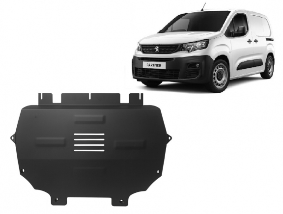 Cache sous moteur et de la boîte de vitesse Peugeot Partner