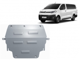 Cache sous moteur et de la boîte de vitesse Citroen Jumpy Aluminium