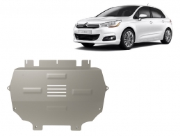 Cache sous moteur et de la boîte de vitesse Citroen C4 Aluminium