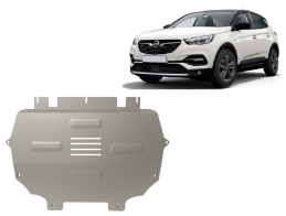 Cache sous moteur et de la boîte de vitesse Opel Grandland X Aluminium