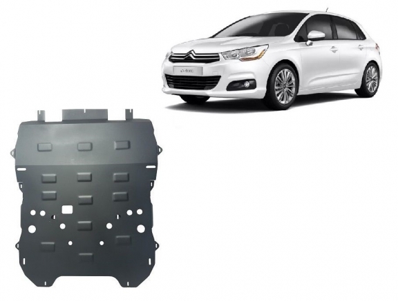 Cache sous moteur et de la radiateur Citroen c4