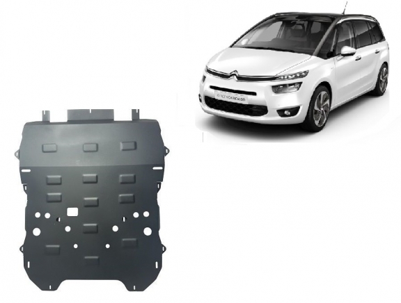 Cache sous moteur et de la radiateur Citroen Grand C4 Picasso