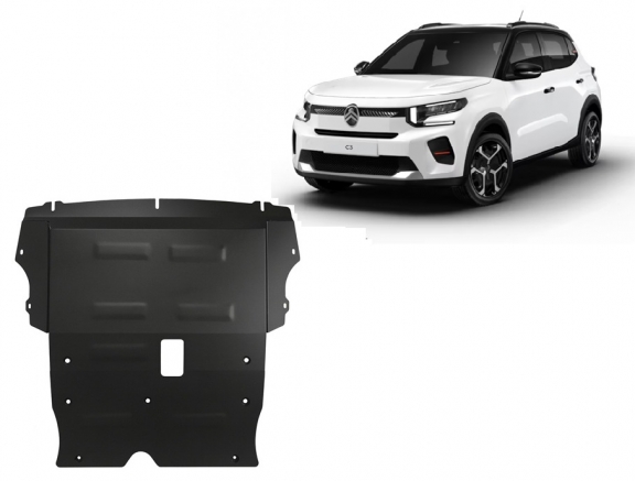 Cache sous moteur et de la boîte de vitesse Citroen C3