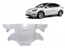 Cache sous moteur électrique arrière en aluminium – Tesla Model Y