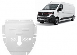 Cache sous moteur et de la boîte de vitesse Renault Master Aluminium