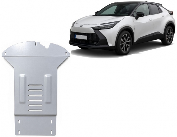 Protection convertisseur catalytique/cat lock  en aluminium Toyota C-HR