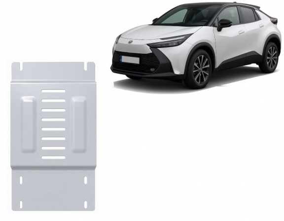 Protection convertisseur catalytique/cat lock  en aluminium Toyota C-HR