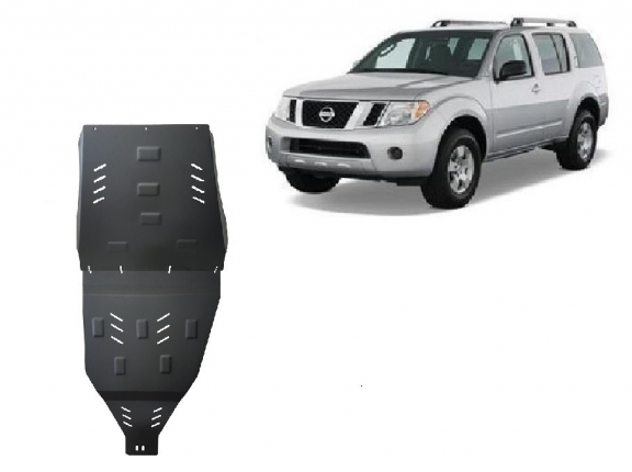 Cache de protection de la boîte de vitesse et de la différentiel Nissan Pathfinder