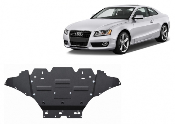 Cache sous moteur et de la radiateur Audi A5 2.0TFSI, 2.0Tdi, quatro