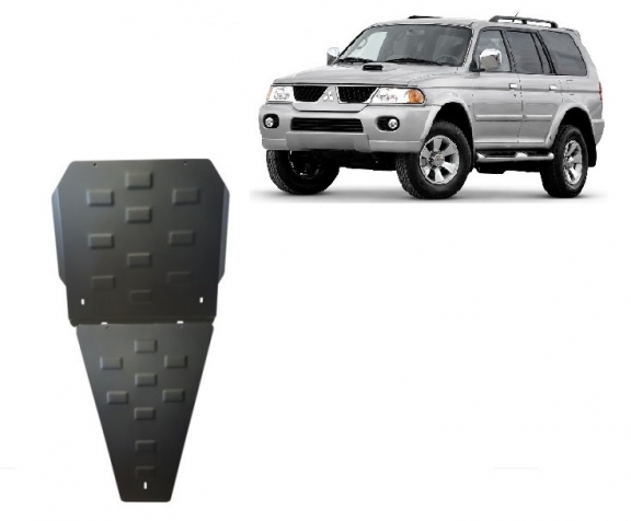 Cache de protection de la boîte de vitesse et de la différentiel Mitsubishi Pajero Sport 1
