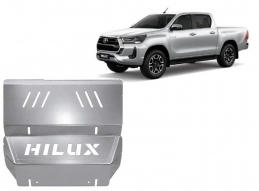 Cache de protection de radiateur Toyota Hilux Invincible - Aluminium