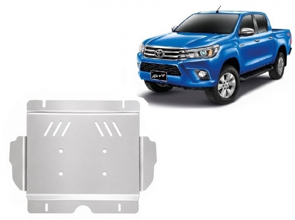 Cache Sous Moteur Toyota Hilux Revo - Aluminium