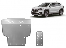 Cache sous moteur Suzuki S-Cross - forfait promotionnel aluminium