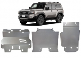 Cache sous moteur Toyota Land Cruiser - forfait promotionnel aluminium