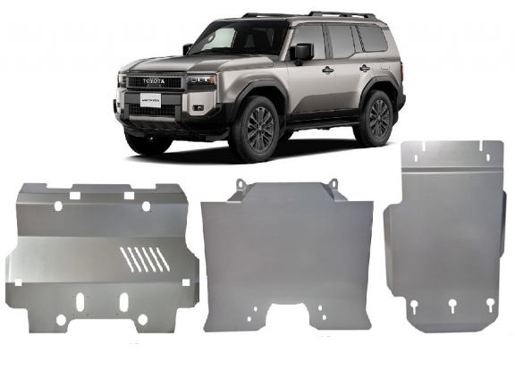 Cache sous moteur Toyota Land Cruiser - forfait promotionnel aluminium