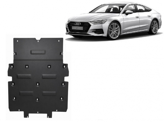 Cache sous moteur et de la radiateur Audi A7