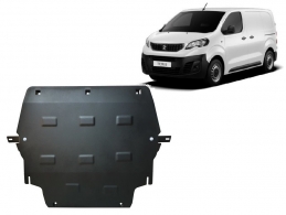 Cache sous moteur et de la boîte de vitesse Peugeot Expert - traverse avec couvercle en plastique