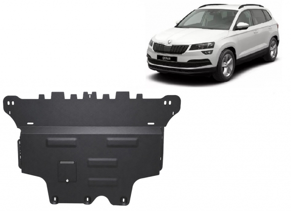 Cache sous moteur et de la boîte de vitesse Skoda Karoq 