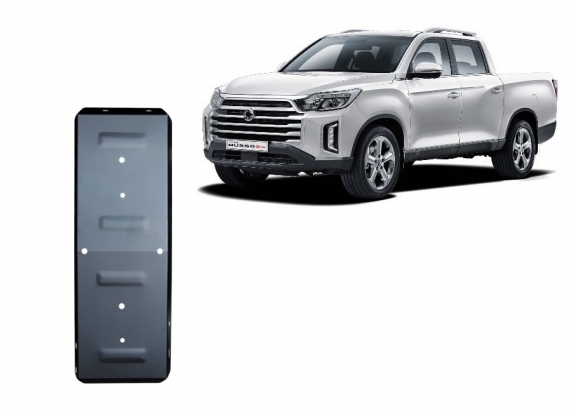 Cache de protection de réservoir Ssangyong Musso Grand