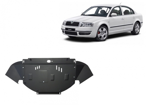 Cache sous moteur et de la radiateur Skoda Superb- 1,8 1,9 2,0 TDI