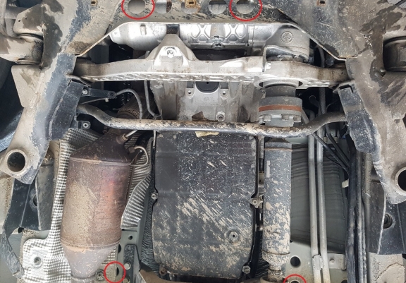 Cache de protection de la boîte de vitesse Mercedes Viano W639 - 4x4