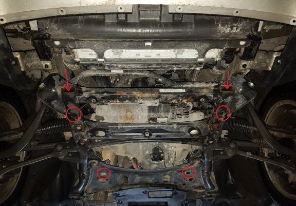 Cache sous moteur et de la radiateur BMW X3 - F25