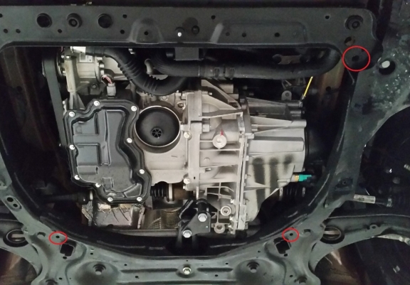 Cache sous moteur et de la boîte de vitesse Nissan Micra