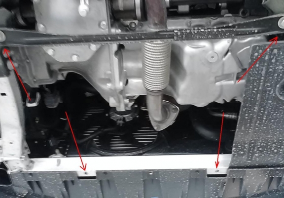 Cache sous moteur et de la boîte de vitesse Opel Corsa E