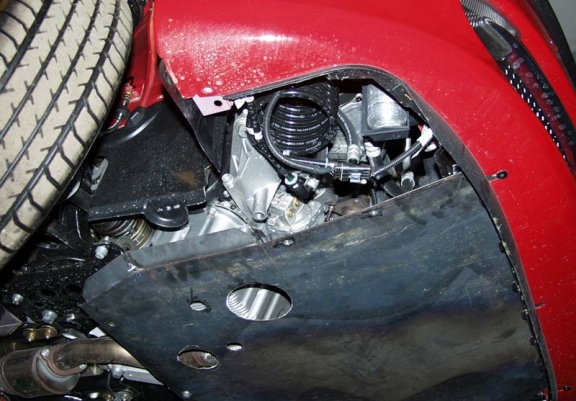 Cache sous moteur et de la boîte de vitesse Alfa Romeo 156