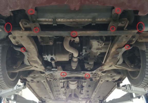 Cache sous moteur et de la boîte de vitesse Alfa Romeo 159