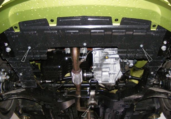 Cache sous moteur et de la boîte de vitesse Chevrolet Spark