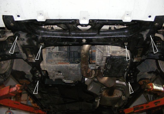 Cache sous moteur et de la boîte de vitesse Mercedes A-Class W169
