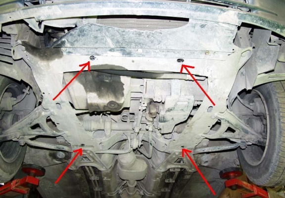 Cache sous moteur et de la boîte de vitesse Nissan Kubistar