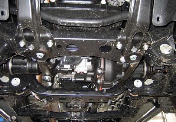 Cache sous moteur et de la radiateur Toyota Hilux