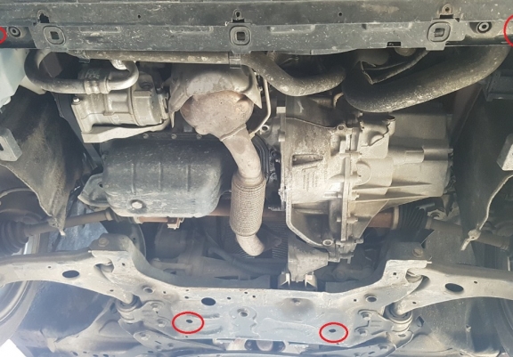 Cache sous moteur et de la boîte de vitesse Volvo V40