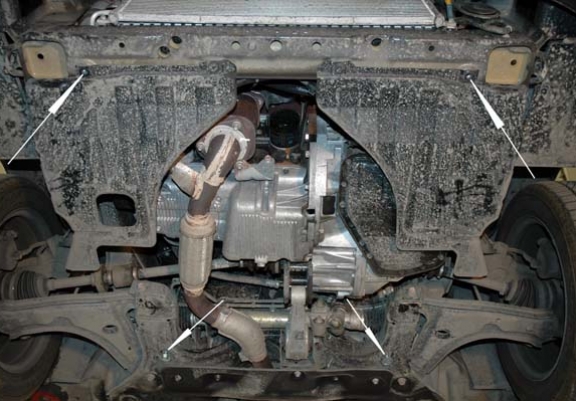 Cache sous moteur et de la boîte de vitesse Daewoo Nubira