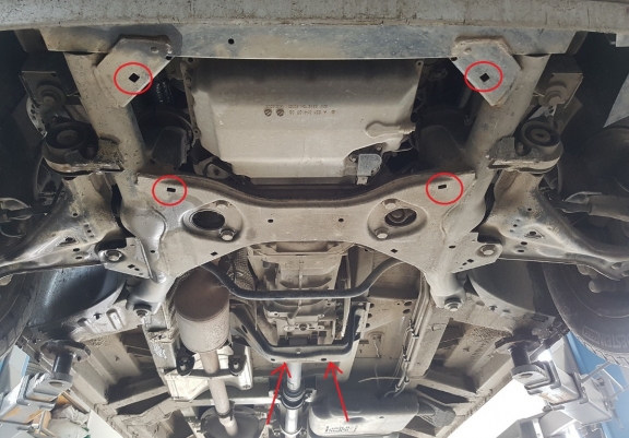 Cache Sous Moteur  Mercedes Viano W639 - 2.2 D 4x2, 4x4