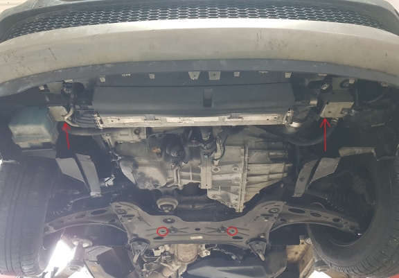 Cache sous moteur et de la boîte de vitesse Nissan NV300