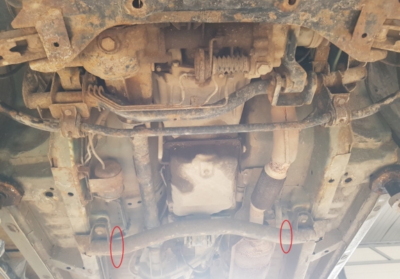 Cache de protection de la boîte de vitesse Mitsubishi Pajero Pinin