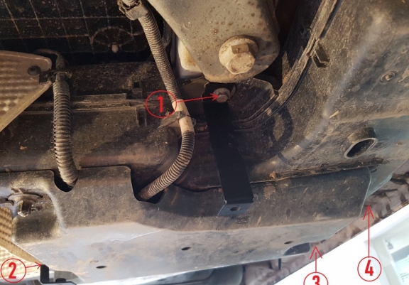 Cache de protection réservoir AdBlue Volkswagen Crafter / 18 L