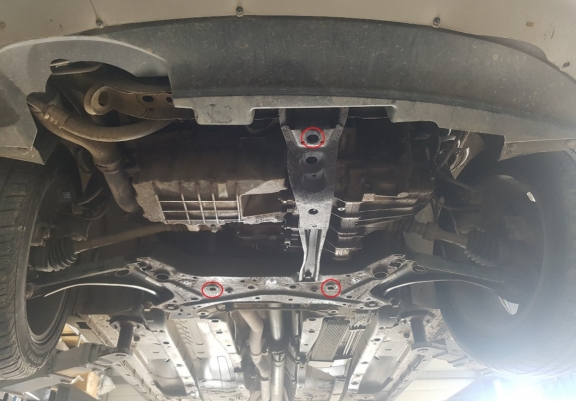 Cache sous moteur et de la boîte de vitesse Jeep Patriot