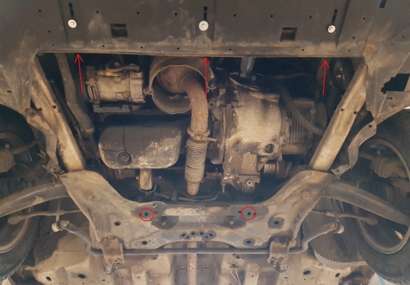 Cache sous moteur et de la boîte de vitesse Citroen DS4