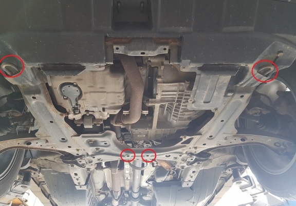 Cache sous moteur et de la boîte de vitesse Honda CR-V Gen 5