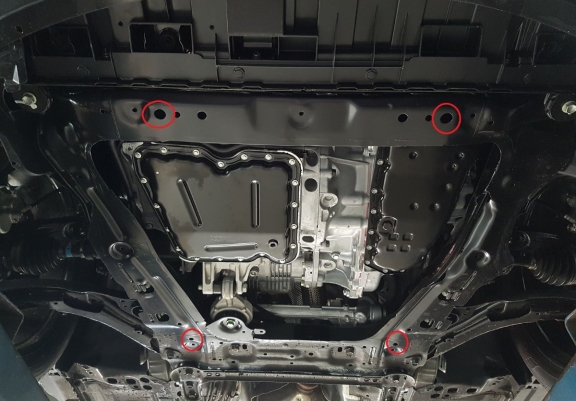 Cache sous moteur et de la boîte de vitesse Nissan X-Trail T32