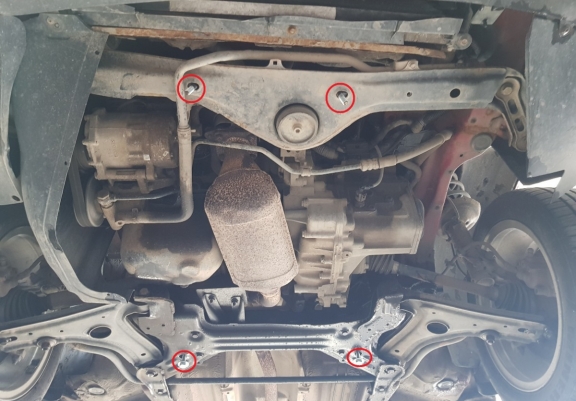 Cache sous moteur et de la boîte de vitesse Seat Inca